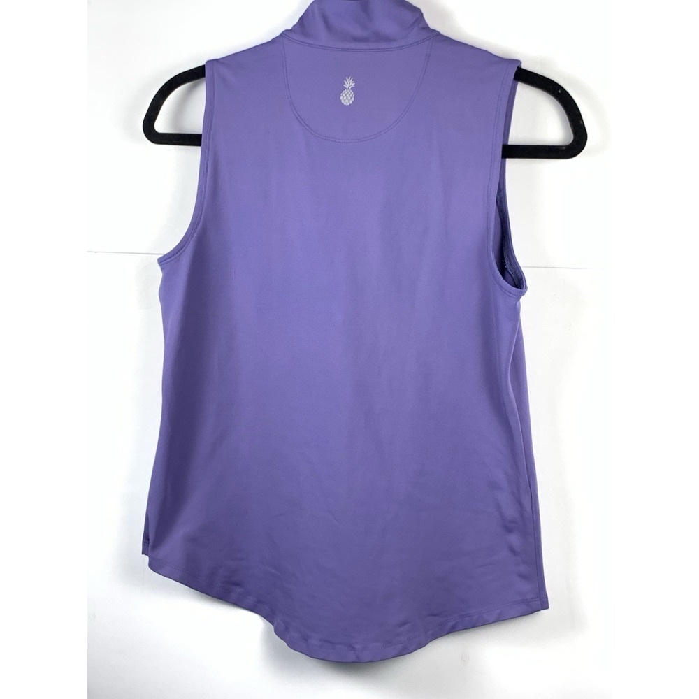 Tommy Bahama IslandZone Golf Tank Top Womens XS Purple 1/4 Zip Sleeveless - Picture 4 of 14